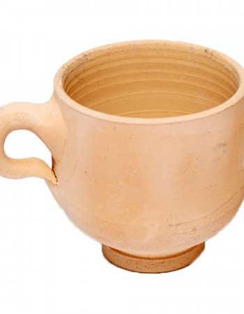 White Clay Pottery Water Jar