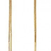 Nine West Black Flower & Chain Linear Drop Earrings Nine West Black Flower & Chain Linear Drop Earrings