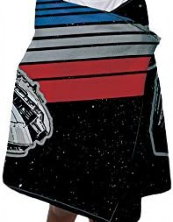 Jay Franco Disney Millennium Falcon Kids Hooded Bath/Pool/Beach Towel, Star Wars Black Jay Franco Disney Millennium Falcon Kids Hooded Bath/Pool/Beach Towel, Star Wars Black