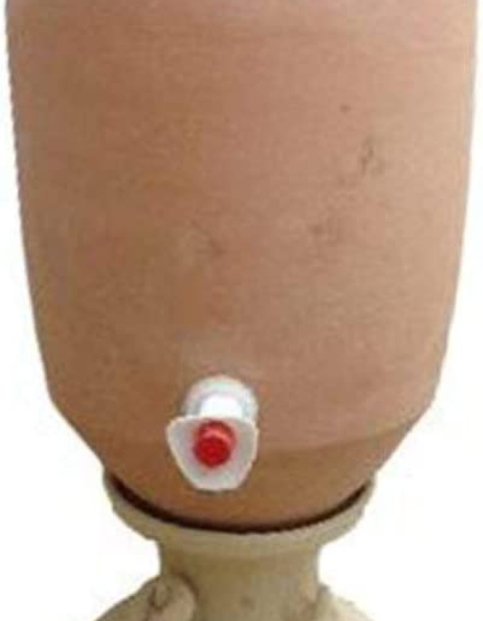 White Clay Pottery Water Jar White Clay Pottery Water Jar