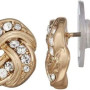 Dana Buchman™ Gold Tone Knot Stud Earrings with Swarovski Crystals Dana Buchman™ Gold Tone Knot Stud Earrings with Swarovski Crystals