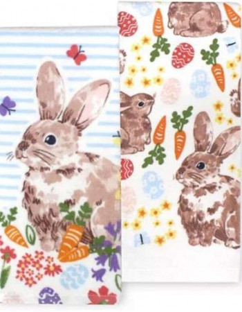 Celebrate Easter Together Painterly Bunny Kitchen Towel 2-pk Celebrate Easter Together Painterly Bunny Kitchen Towel 2-pk