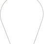 Napier Women's Silver/White Single Bar Frontal Necklace    Napier Women's Silver/White Single Bar Frontal Necklace