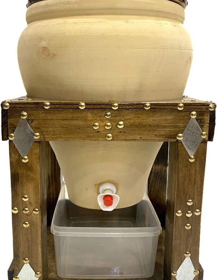 White Clay Pottery Water Jar White Clay Pottery Water Jar