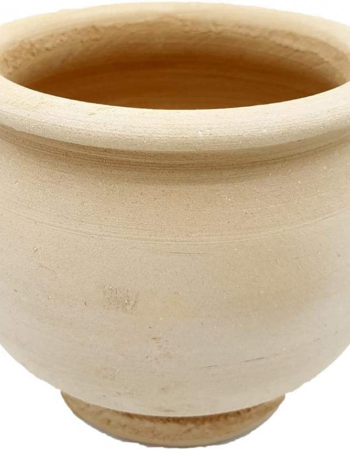 White Clay Pottery Water Jar White Clay Pottery Water Jar