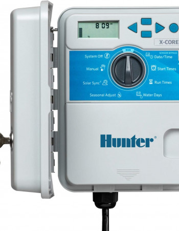 وحدة تحكم خارجية بالري 4 محطات اكس كور من هنتر XC400 وحدة تحكم خارجية بالري 4 محطات اكس كور من هنتر XC400