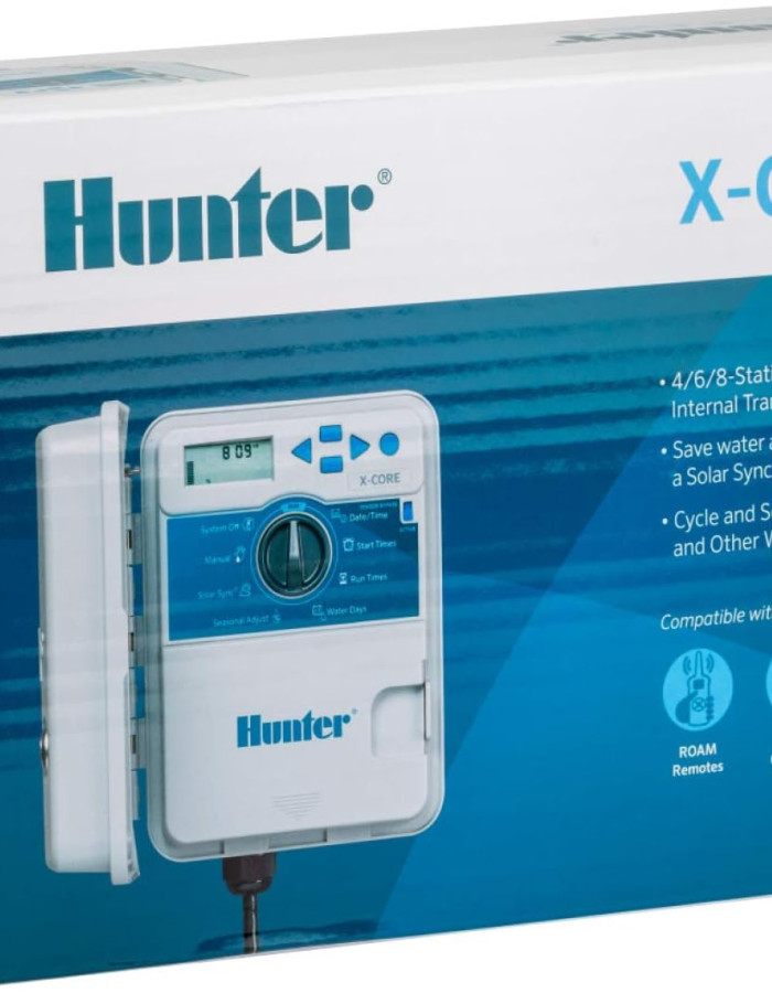 وحدة تحكم خارجية بالري 4 محطات اكس كور من هنتر XC400 وحدة تحكم خارجية بالري 4 محطات اكس كور من هنتر XC400
