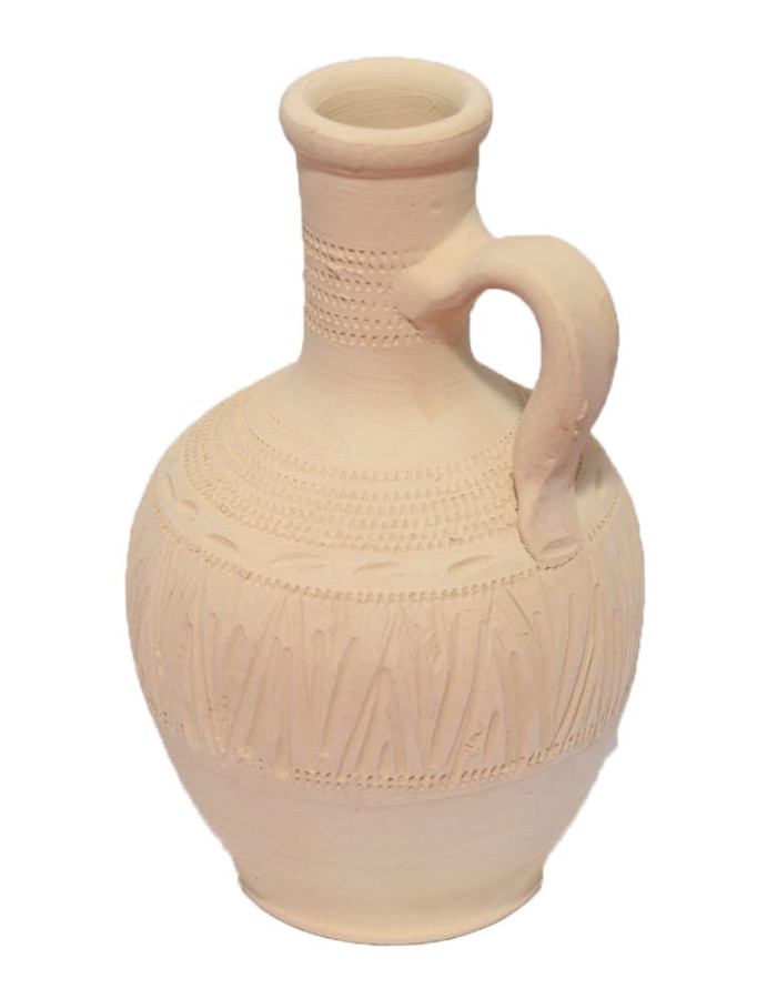 White Clay Pottery Water Jar White Clay Pottery Water Jar