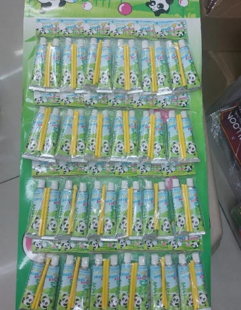 panda space balloon blow with straw