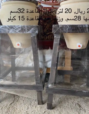 موزع مياة من الفخار  موزع مياة من الفخار